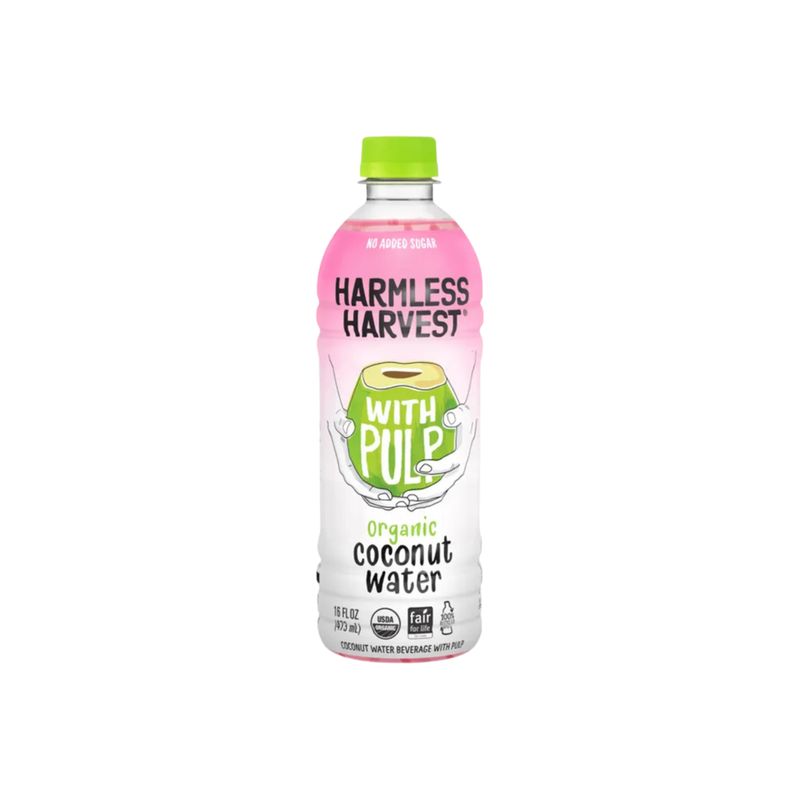 Harmless Harvest Organic Coconut Water with Aloe Pulp 16oz