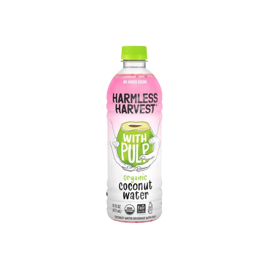 Harmless Harvest Organic Coconut Water with Aloe Pulp 16oz