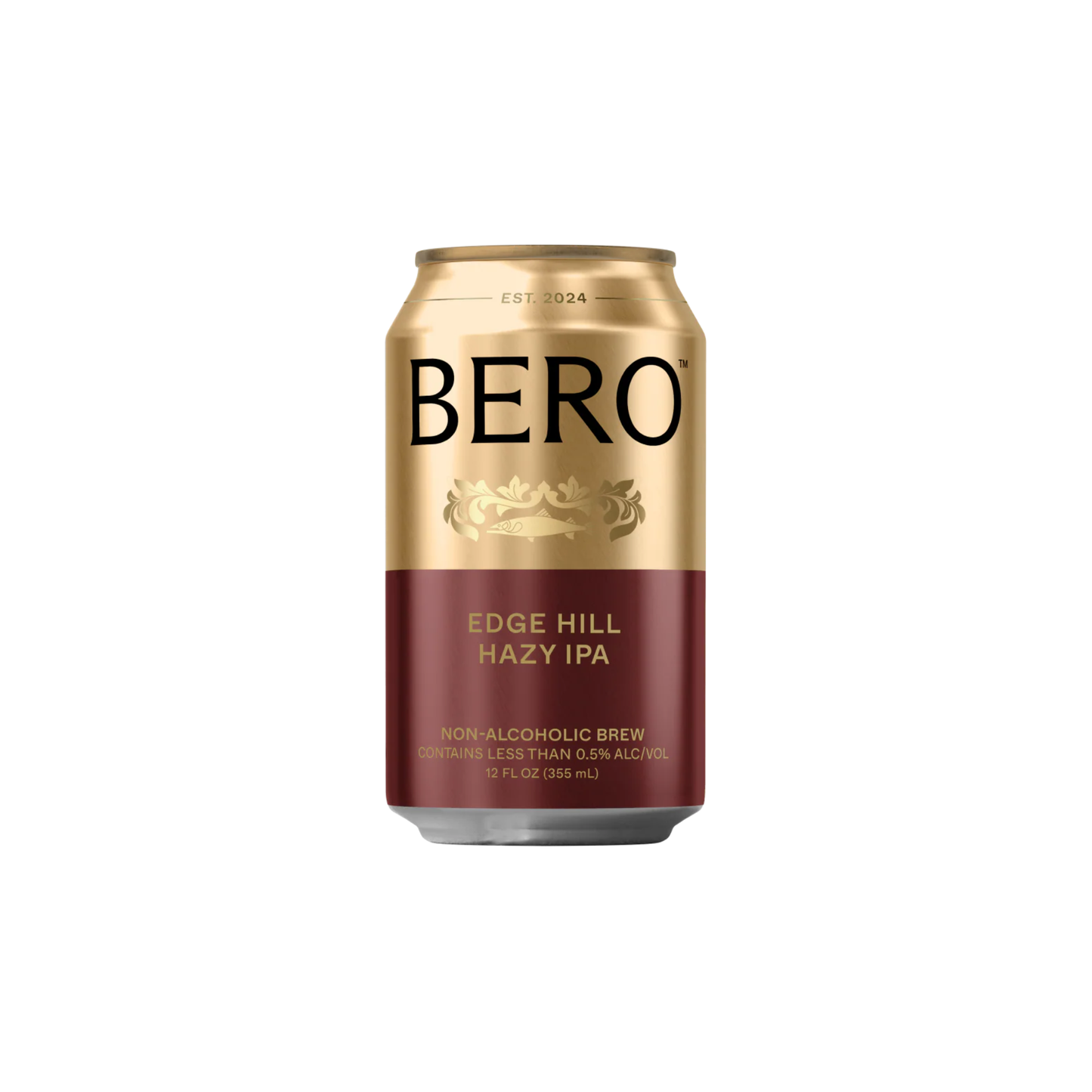BERO Edge Hill Hazy IPA - Premium Non Alcoholic Beer - 6pk