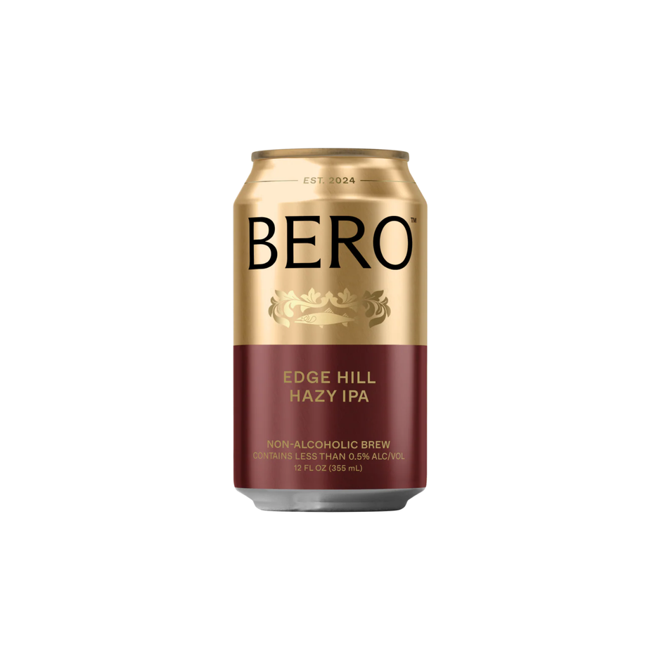 BERO Edge Hill Hazy IPA - Premium Non Alcoholic Beer - 6pk