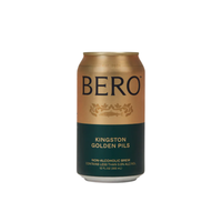 BERO Kingston Golden Pils - Premium Non Alcoholic Beer - 6pk