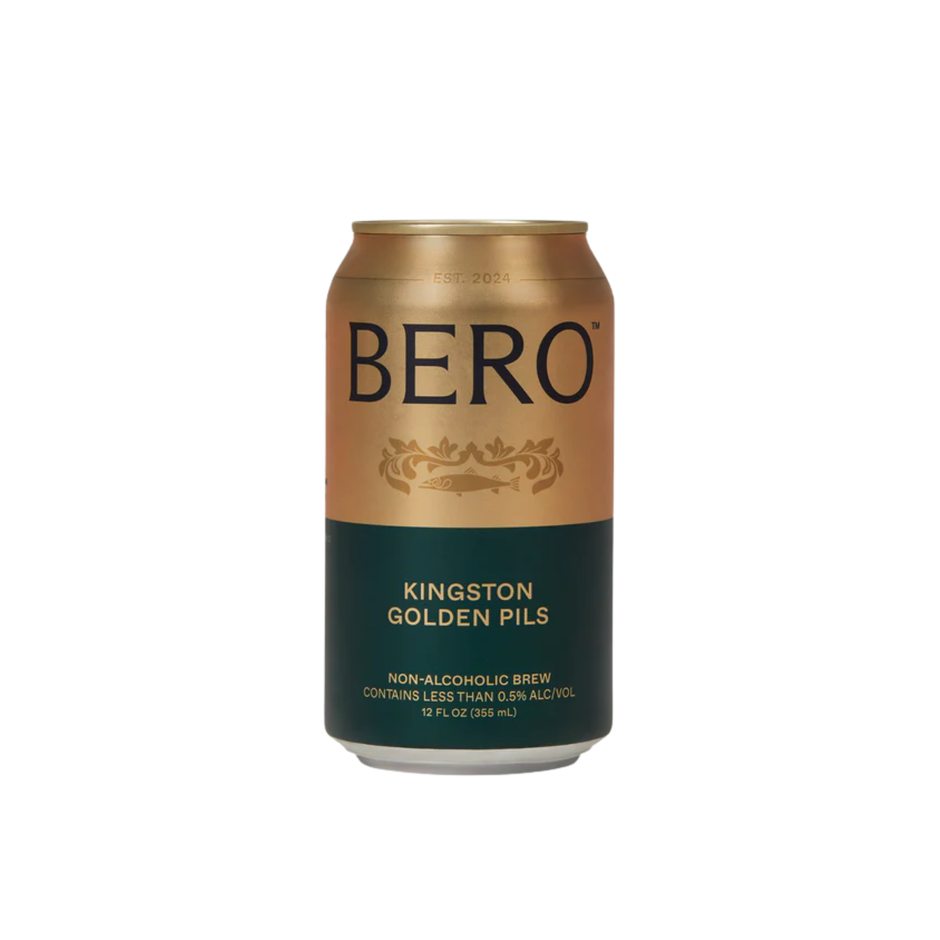 BERO Kingston Golden Pils - Premium Non Alcoholic Beer - 6pk