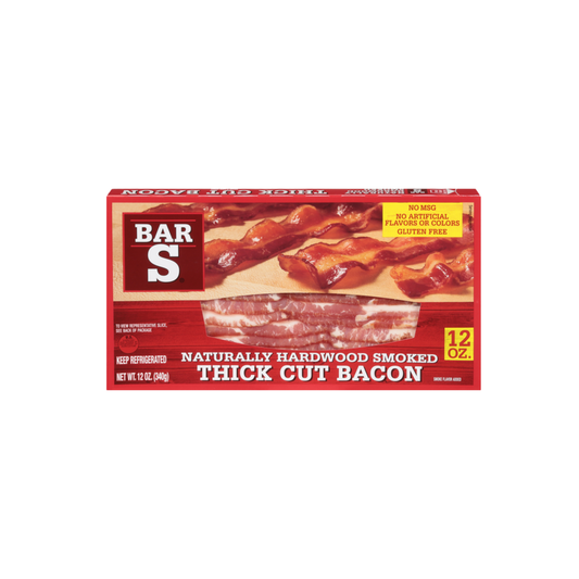 Smoked Thick Cut Bacon 12 oz - Natural Hardwood
