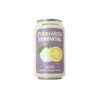 Yuzu Japanese Citrus Kombucha 12 oz – Fermensch Kombucha