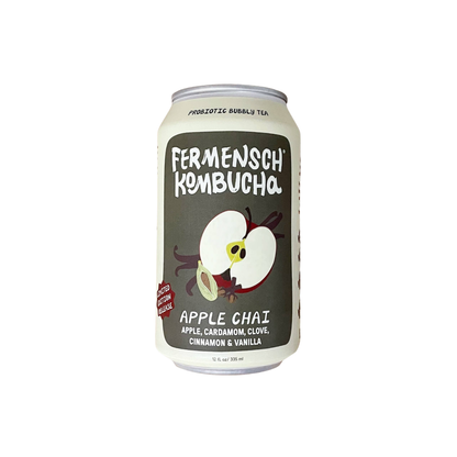 Apple Chai 12fl oz - Fermensch Kombucha