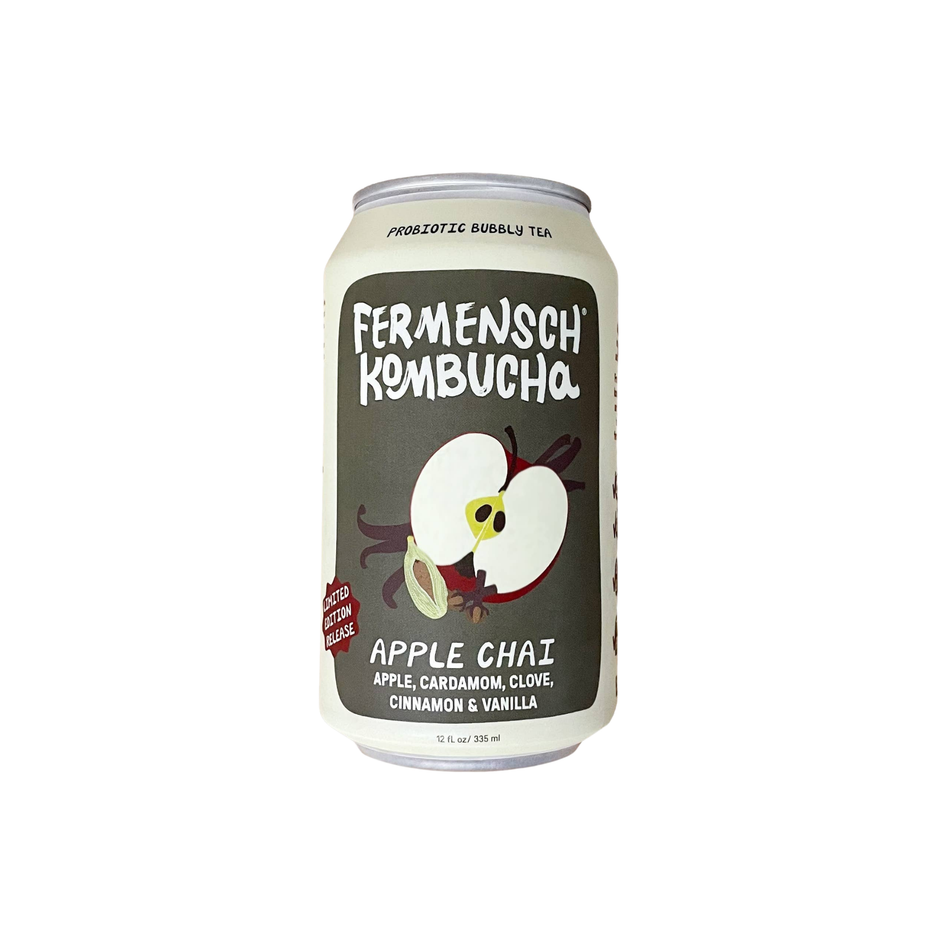 Apple Chai 12fl oz - Fermensch Kombucha