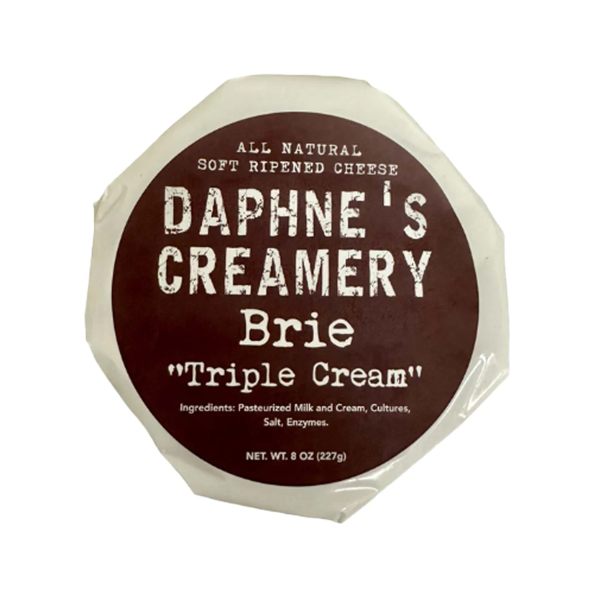 Daphne's Creamery Double Cream Brie 8 oz – Zoe's Meats