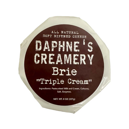 Daphne's Creamery Double Cream Brie 8 oz – Zoe's Meats