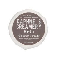 Daphne's Creamery Double Cream Brie 8 oz – Zoe's Meats