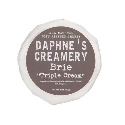 Daphne's Creamery Double Cream Brie 8 oz – Zoe's Meats
