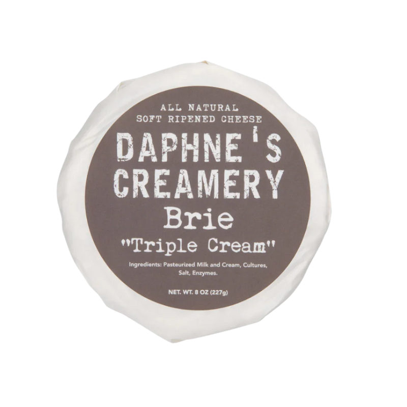 Daphne's Creamery Double Cream Brie 8 oz – Zoe's Meats