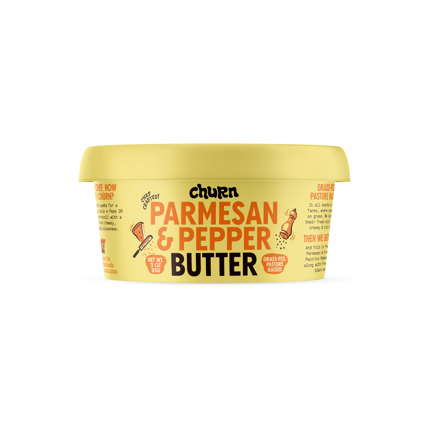 Parmesan & Pepper 3 oz – Churn Foods