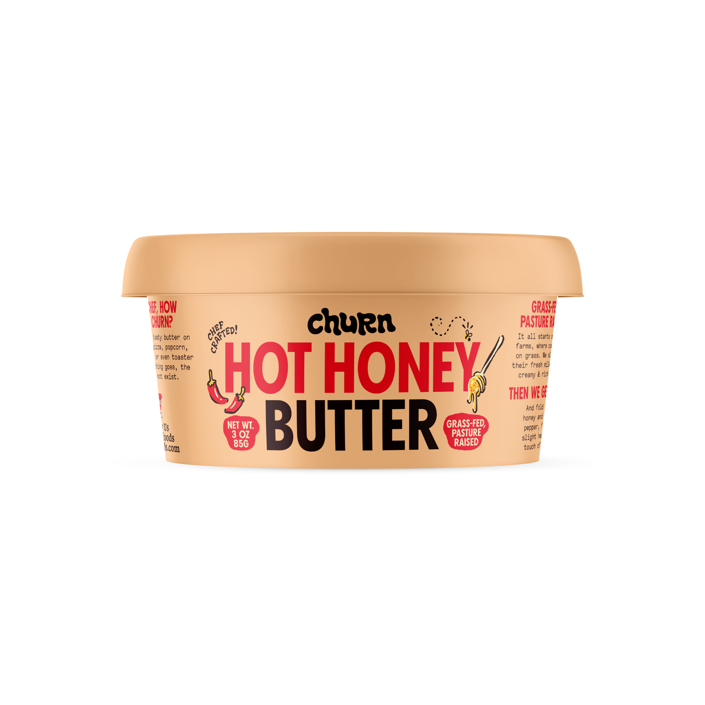 Hot Honey Butter 3 oz – Churn Foods