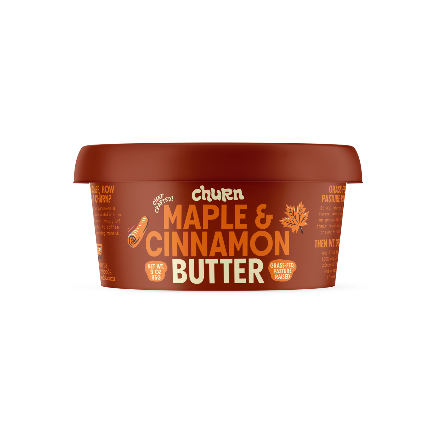 Maple & Cinnamon Butter 3 oz – Churn Foods