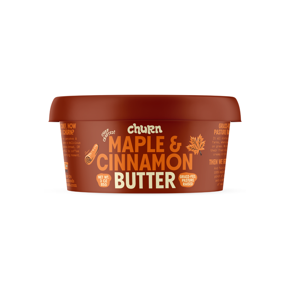 Maple & Cinnamon Butter 3 oz – Churn Foods