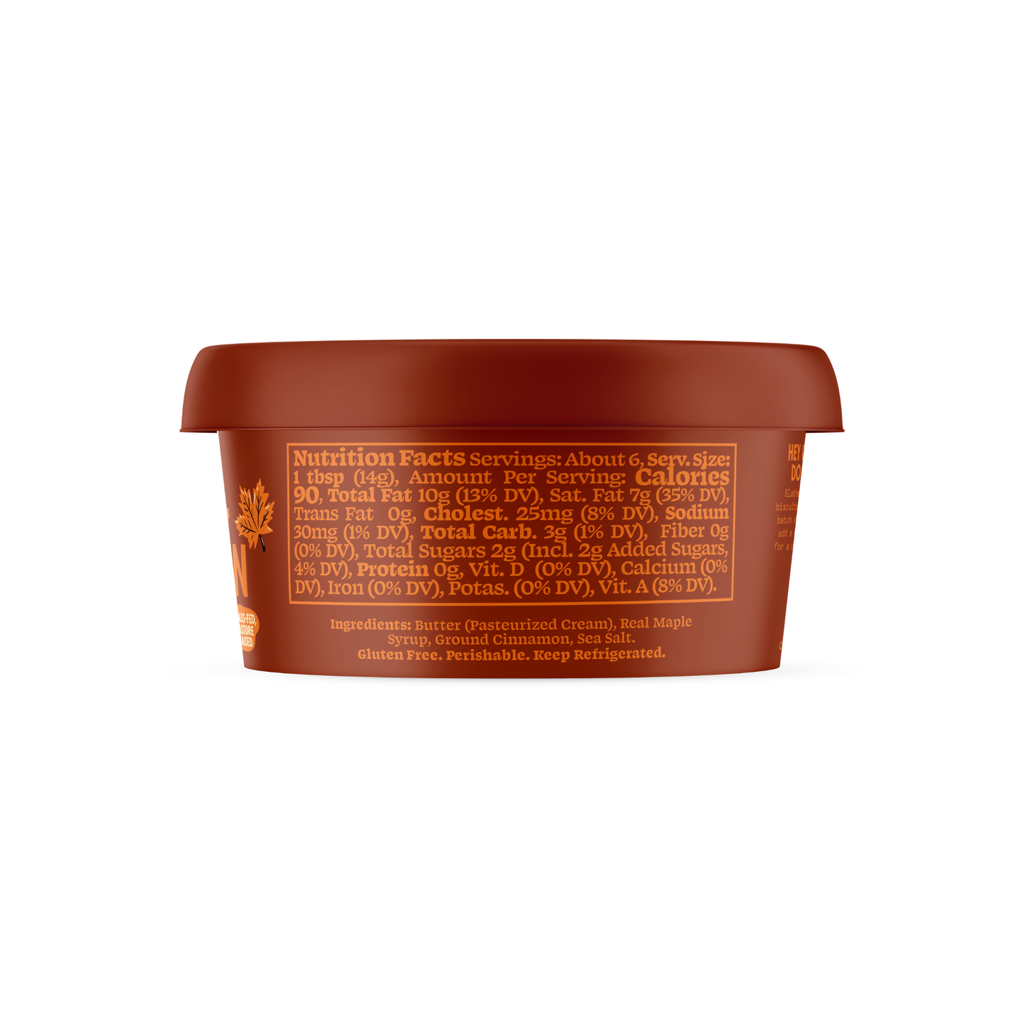 Maple & Cinnamon Butter 3 oz – Churn Foods