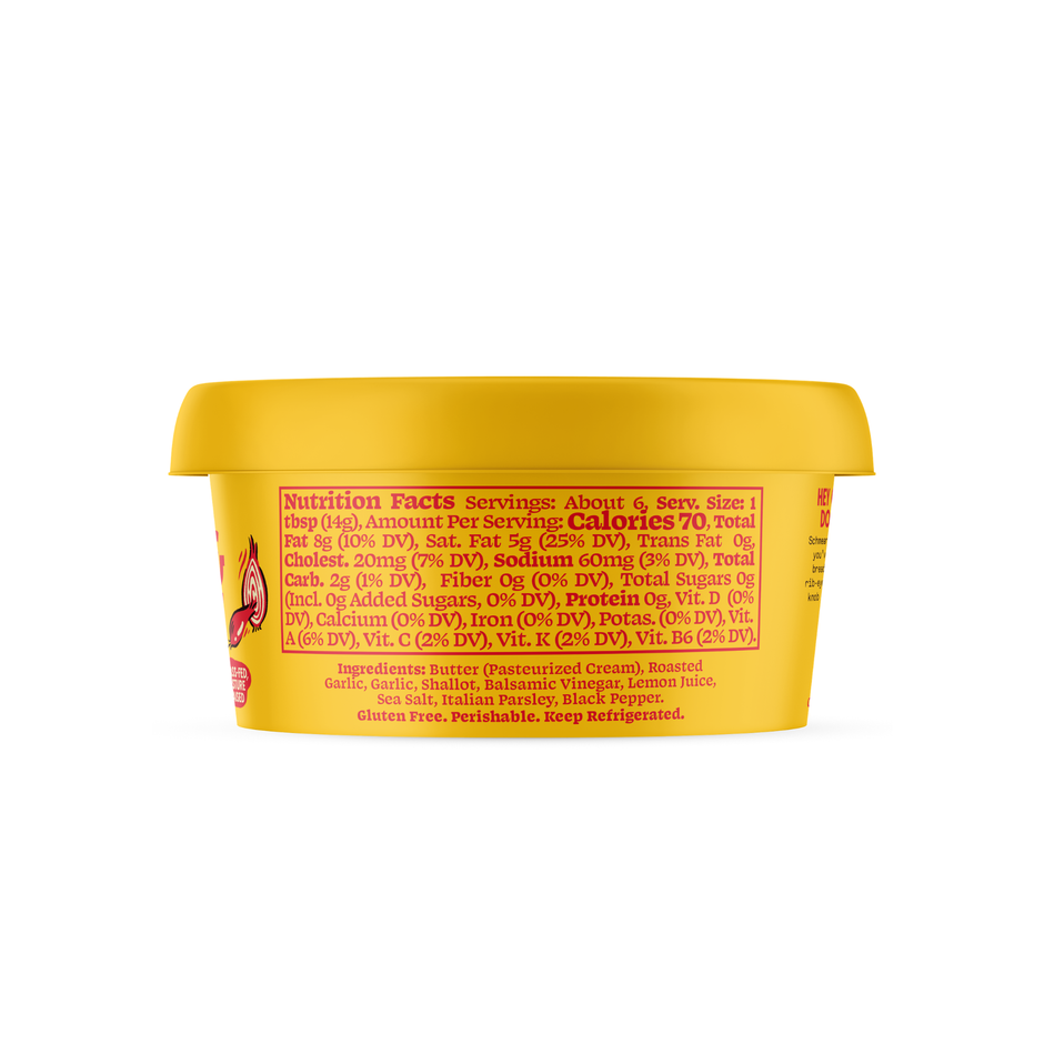 Garlic & Shallot Butter 3 oz – Churn Foods