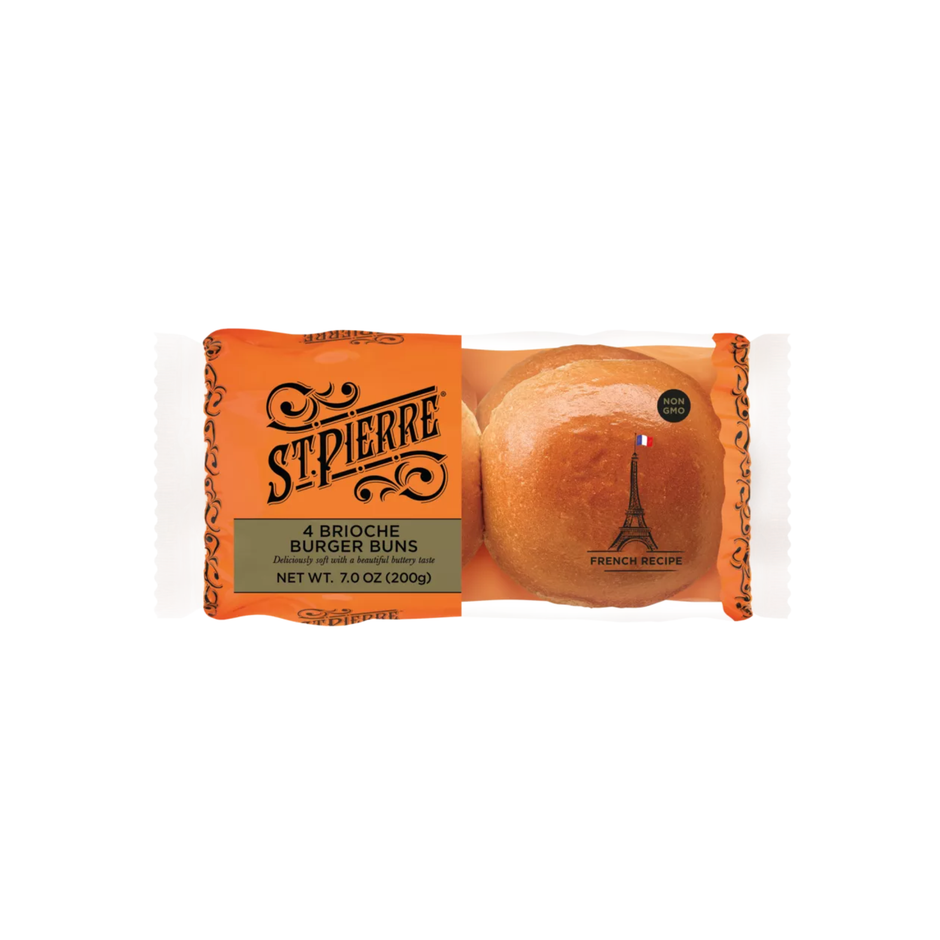 Brioche Burger Buns 7 oz – St Pierre