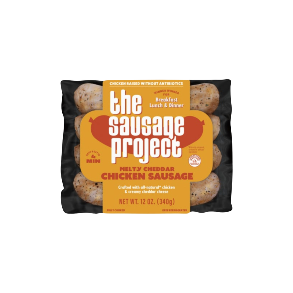 Melty Cheddar Sausage 12 oz – Sausage Project