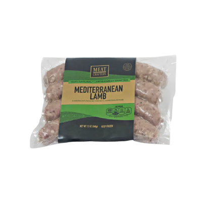 Mediterranean Lamb Sausage Links 12 oz – Meat Crafters Inc