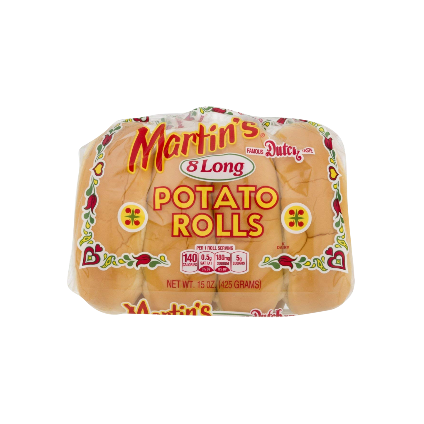 Long Potato Rolls 15 oz – Martins Potato Rolls