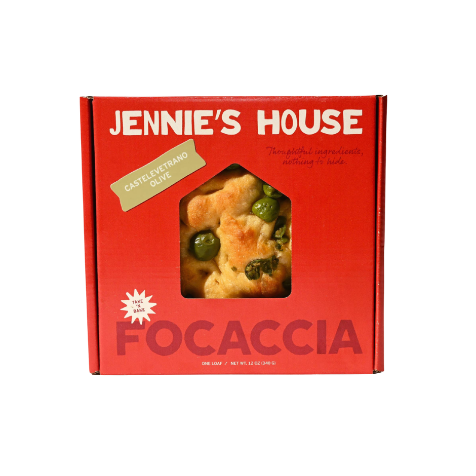 Take + Bake Focaccia Olive 12 oz – Jennies