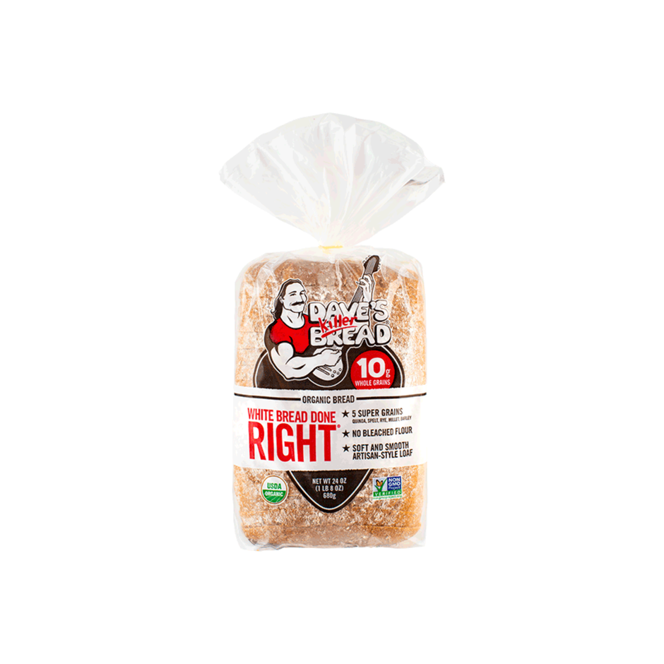 White Bread Done Right 24 oz – Daves Killer Bread