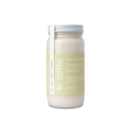 Tzatziki Ranch Sheep Yogurt Dressing: A2 Organic 2x Protein