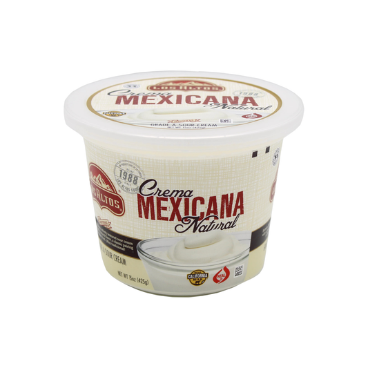 Crema Mexicana Natural 15 oz – Los Altos