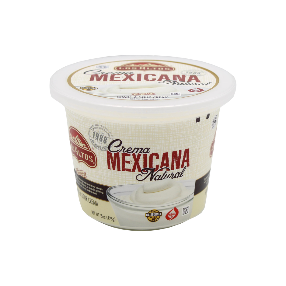 Crema Mexicana Natural 15 oz – Los Altos