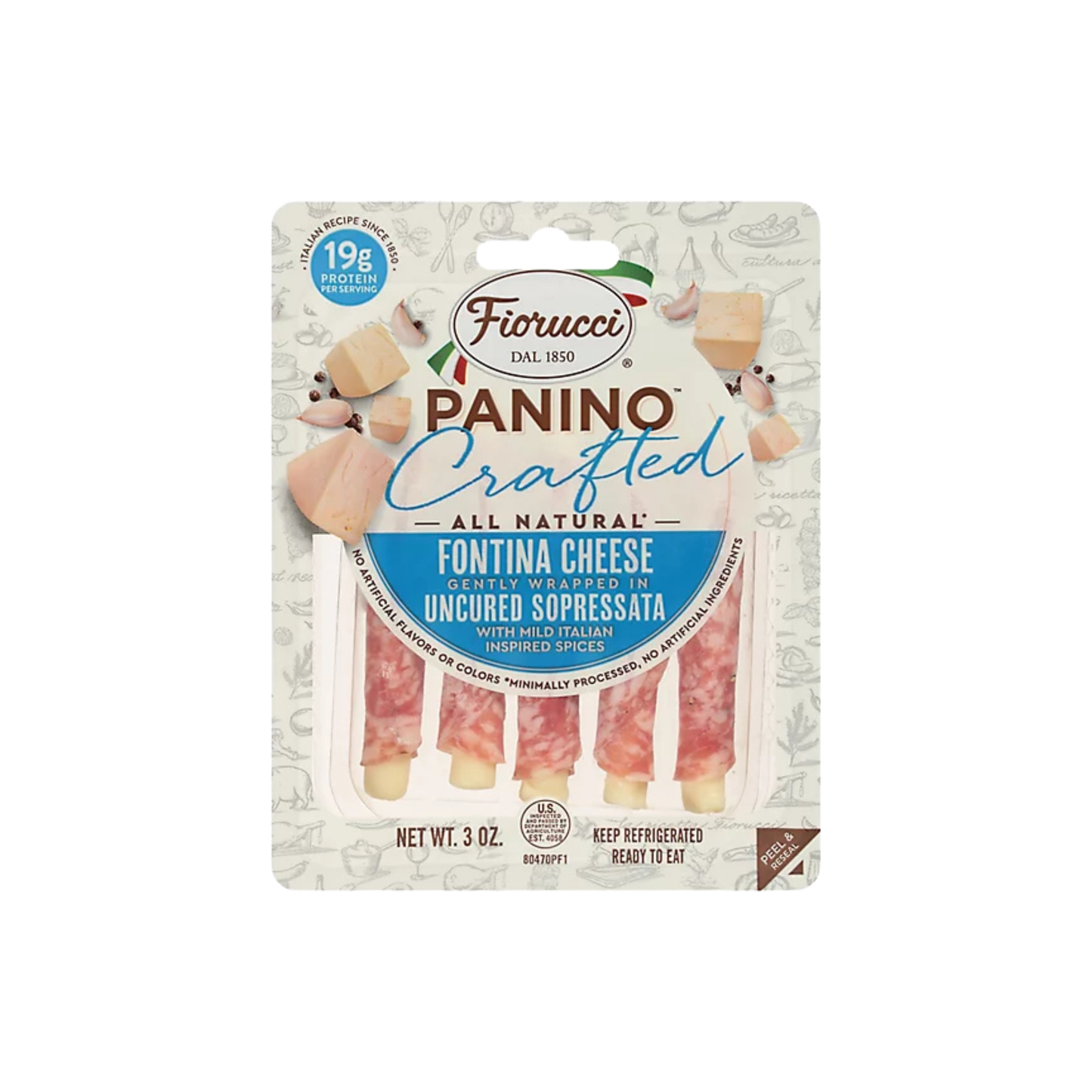 Sopressata & Creamy Fontina Panino 3 oz – Fiorucci