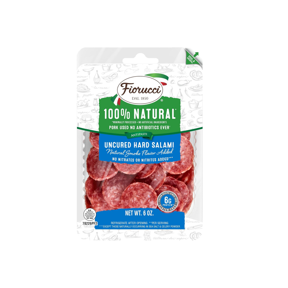 All Natural Hard Salami Nuggets 6 oz – Fiorucci