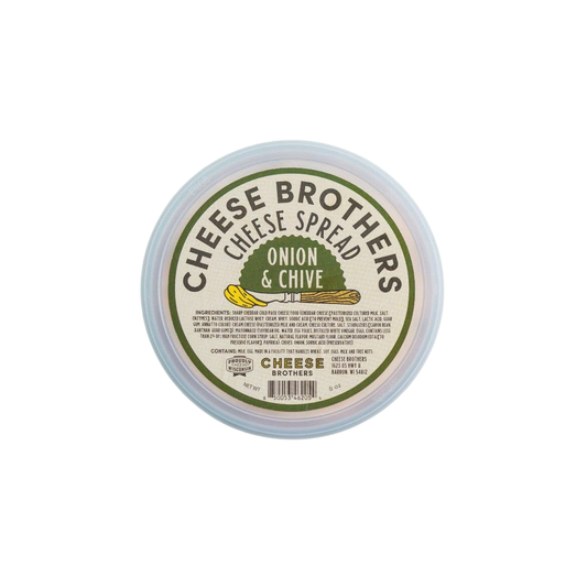 Onion and Chive Cheese Spread 8 oz – Cheese Brothers