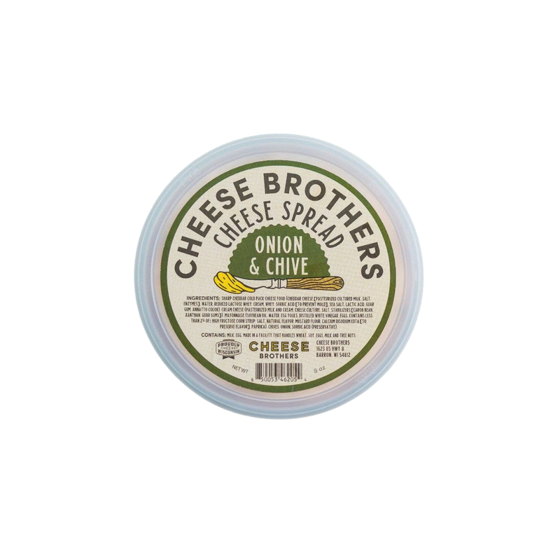 Onion and Chive Cheese Spread 8 oz – Cheese Brothers