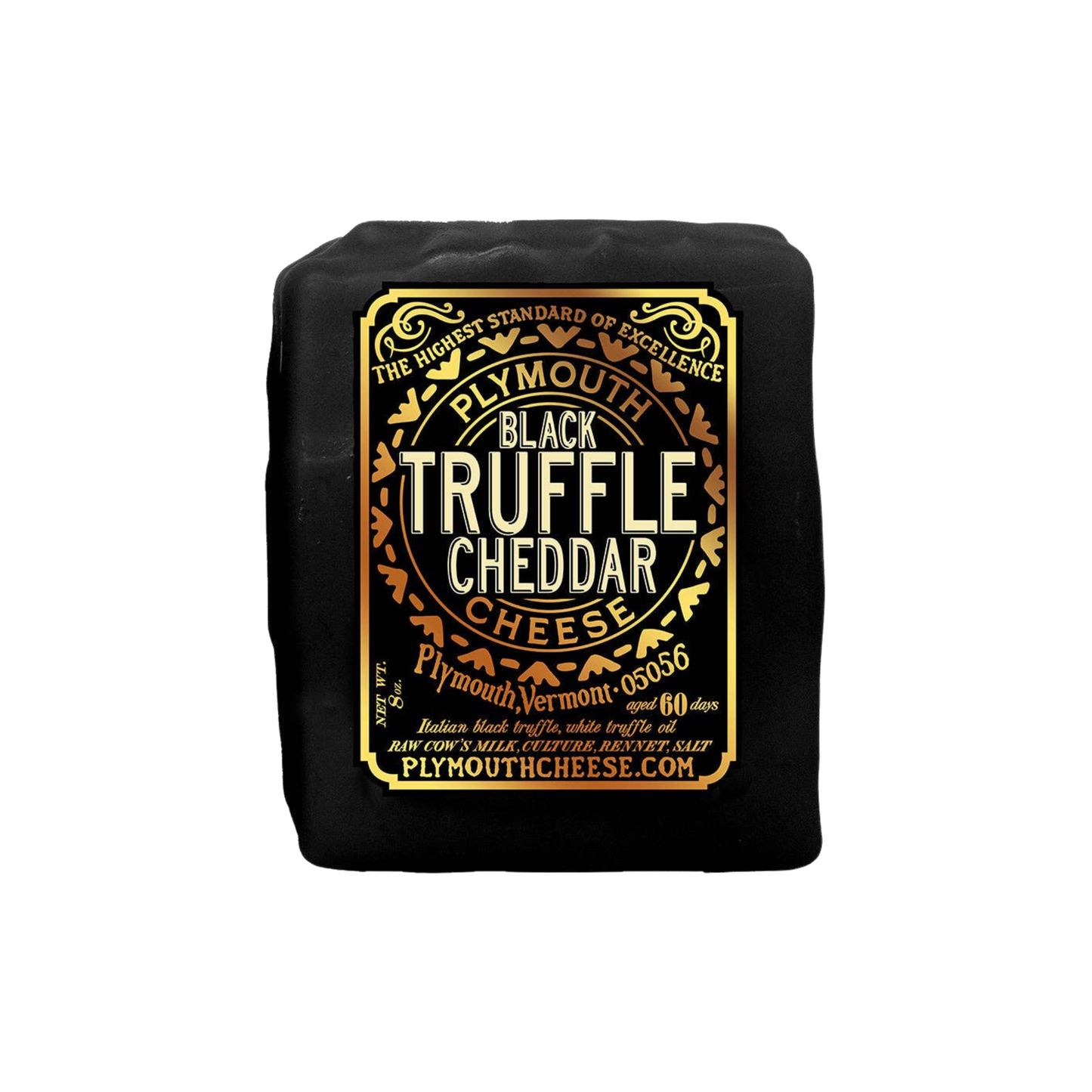 Black Truffle Cheddar 8 oz – Plymouth Cheese