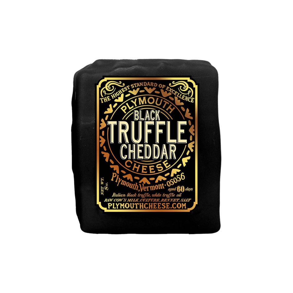 Black Truffle Cheddar 8 oz – Plymouth Cheese