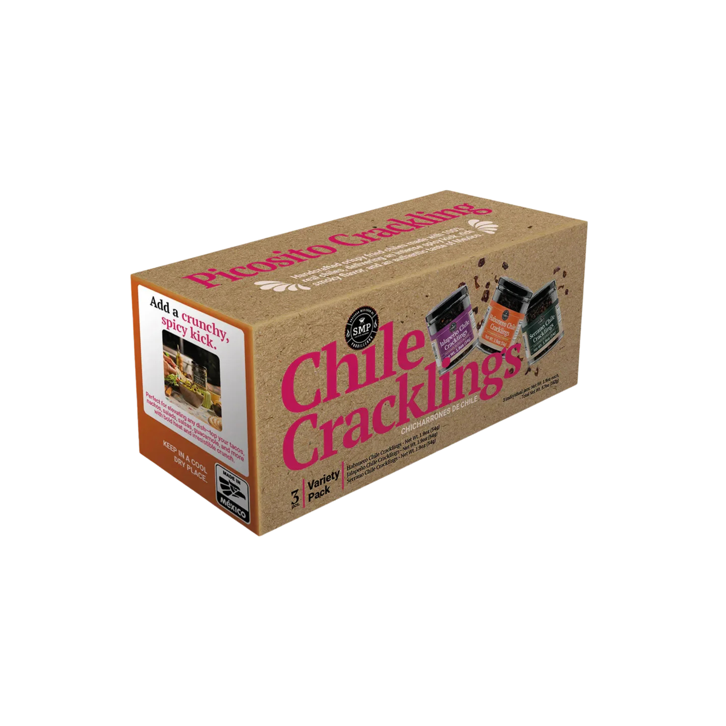 SMP Chile Cracklings Variety Pack 6 oz – SMP
