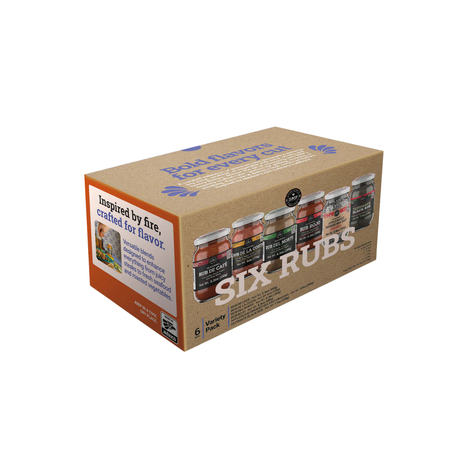SMP Six Rubs Variety Pack  – SMP