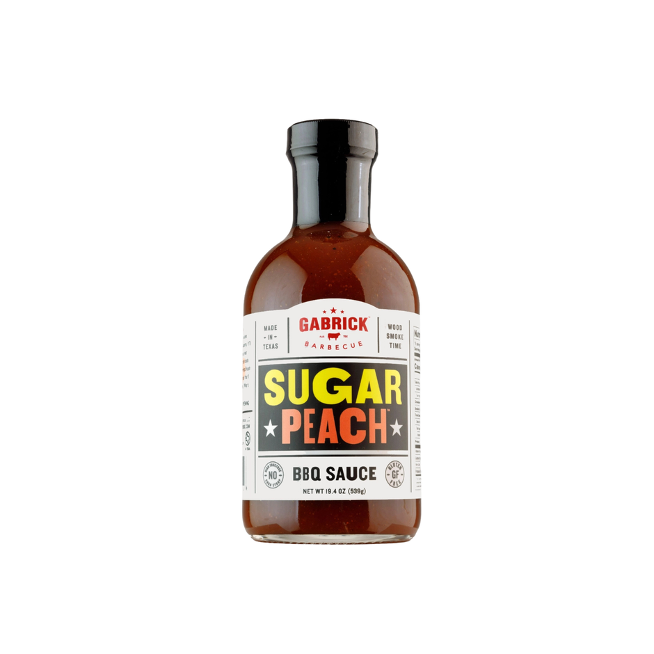 Bbq Sauce Sugar Peach 19.4 oz - Gabrick Bbq Sauce Co.