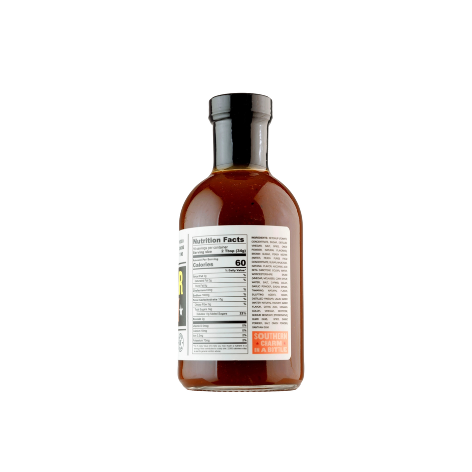 Bbq Sauce Sugar Peach 19.4 oz - Gabrick Bbq Sauce Co.