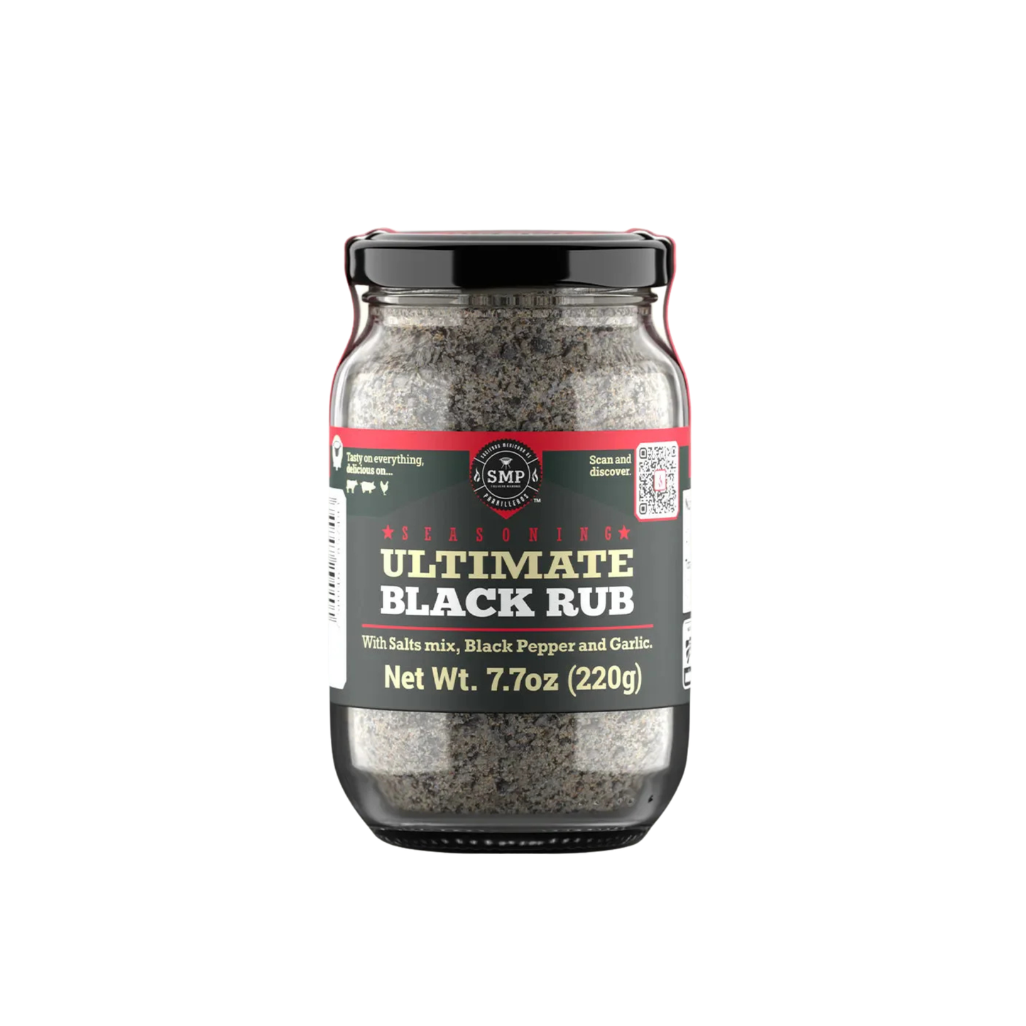 Ultimate Black Rub 7.7 oz – SMP
