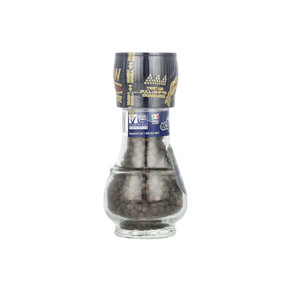 Certified Organic Black Peppercorns w/ Grinder 1.59oz - Drogheria