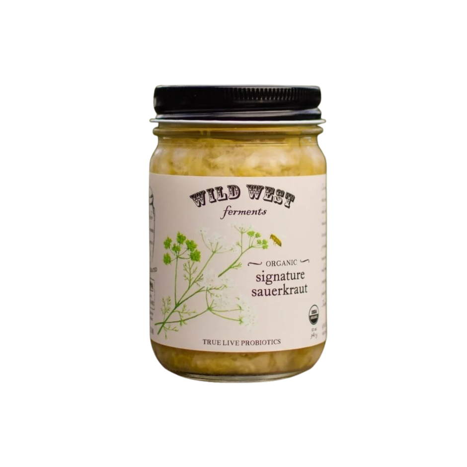 Signature Sauerkraut 12 oz – Wild West Ferments