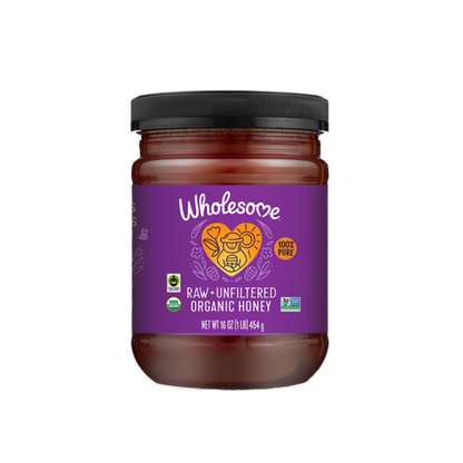 Raw Unfiltered White Honey (Organic Fair Trade) 16 oz – Wholesome