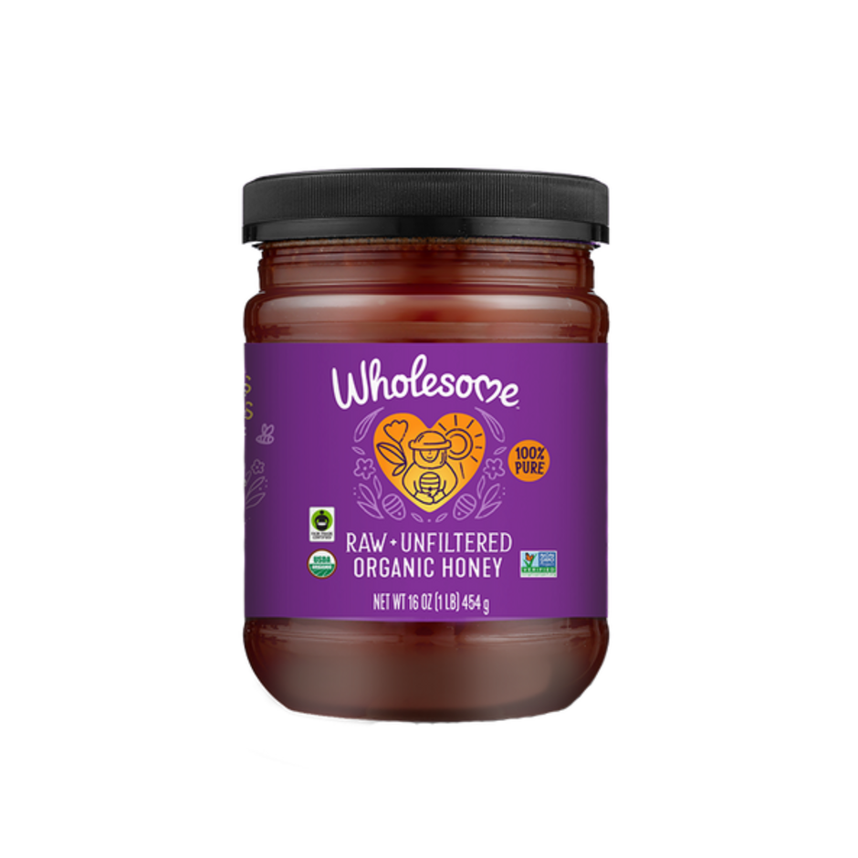 Raw Unfiltered White Honey (Organic Fair Trade) 16 oz – Wholesome