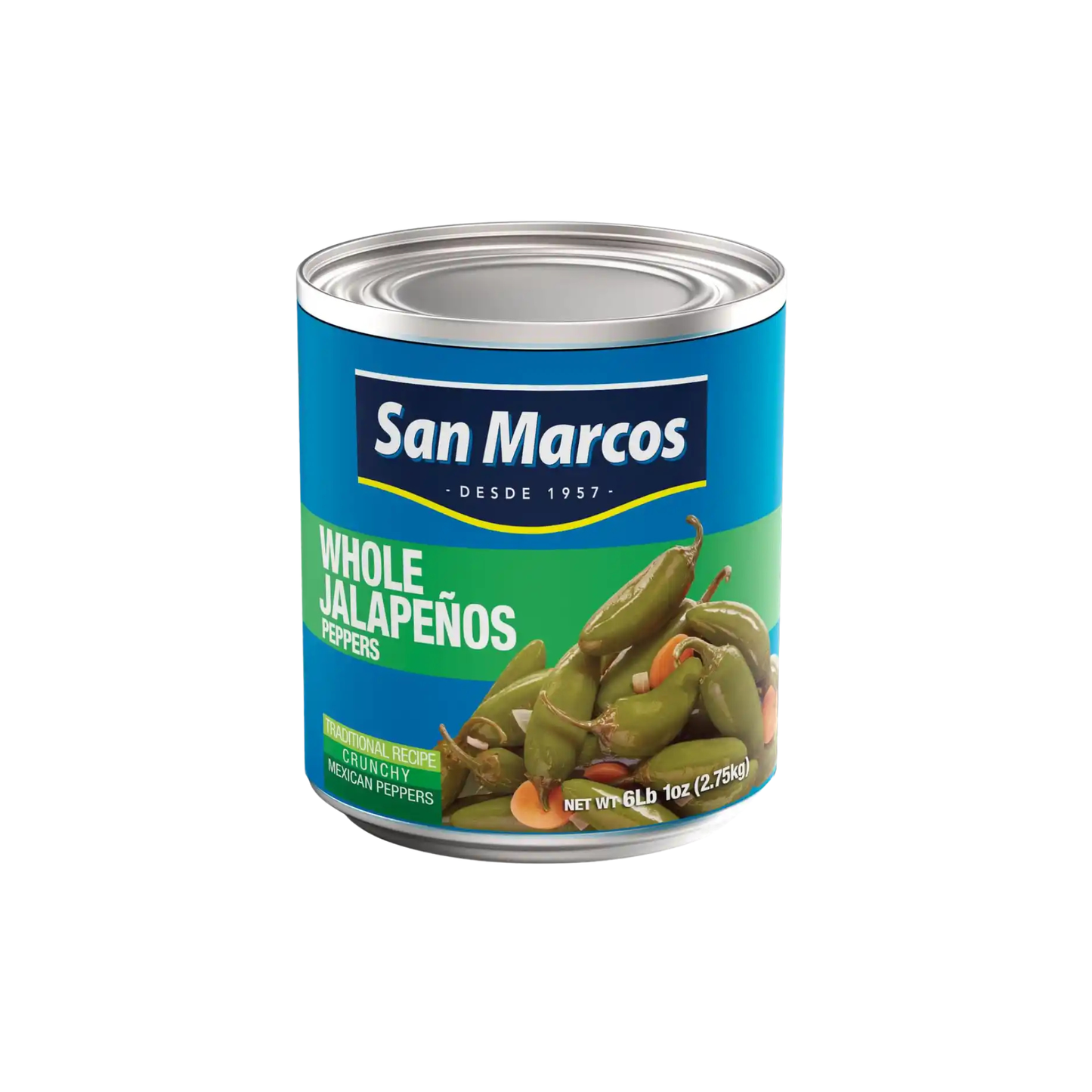 Whole Jalapeño Peppers 11 oz – San Marcos