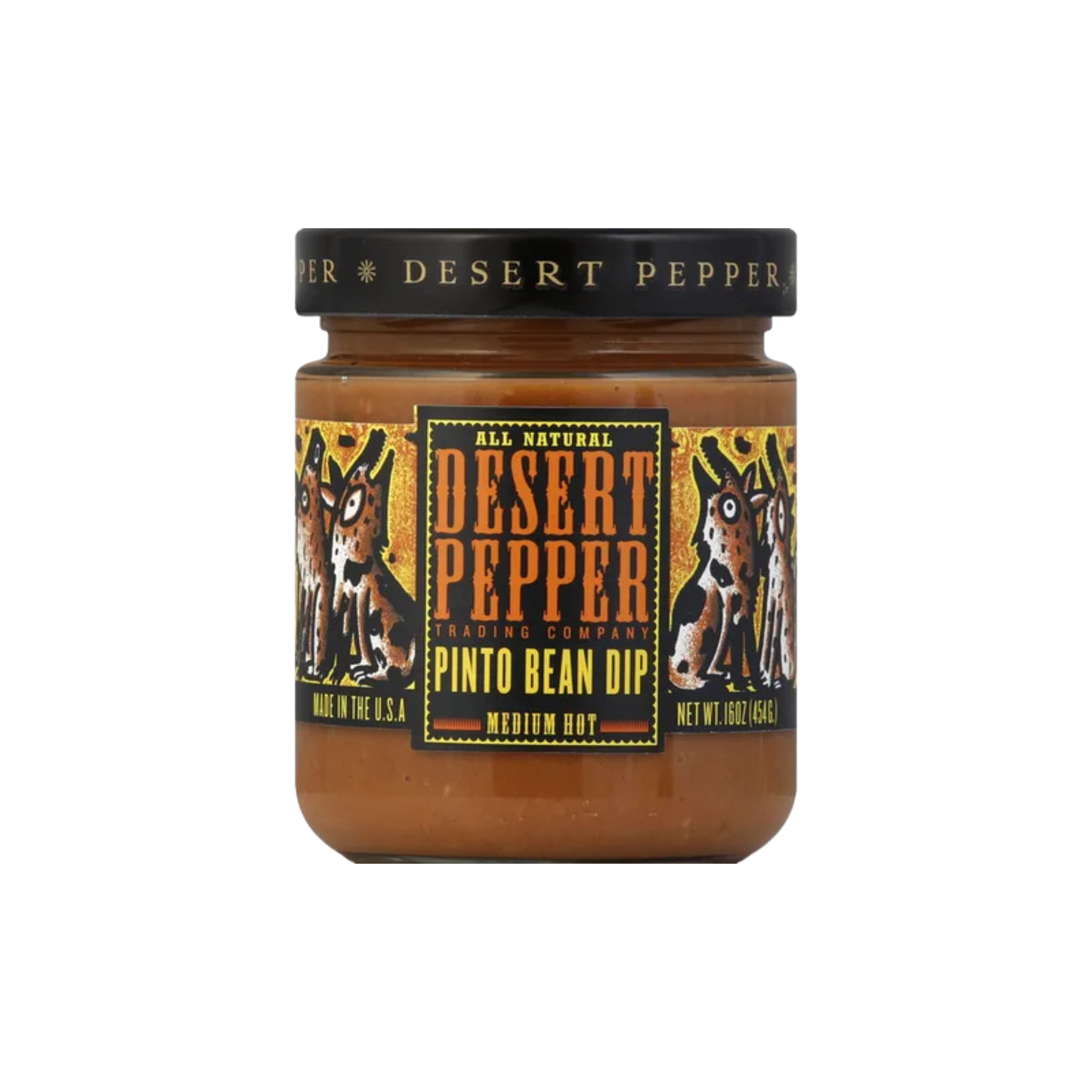 Pinto Bean Dip (Medium Hot) 16 oz – Desert Pepper