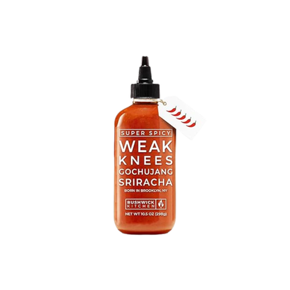 Super Spicy Weak Knees Gochujang Sriracha 10.5 oz – Bushwich Kitchen