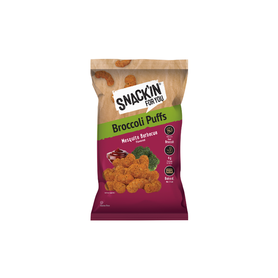 Mesquite BBQ Broccoli Puff 4 oz – Snackin for you