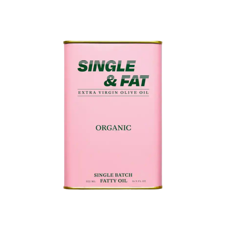 California Organic Extra Virgin Olive Oil 500 ml – Single & Fat